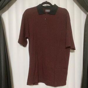 Crazy Horse red/black MENS short sleeved polo